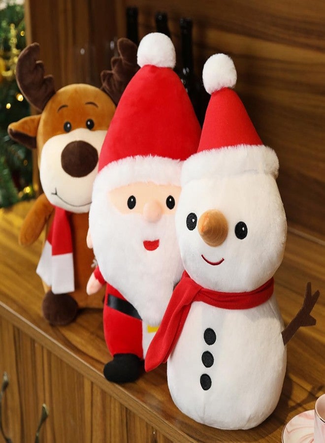TechMax Solution Cute Santa Claus, Reindeer, Snowman Christmas Toy Plushies - Image 2